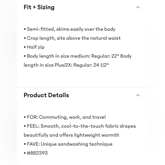 NWT Athleta Seasoft 1/4 Zip Sweatshirt Size 2X - Picture 8 of 8